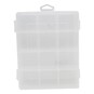 Clear Plastic Storage Box 19.5cm x 14.5cm image number 1