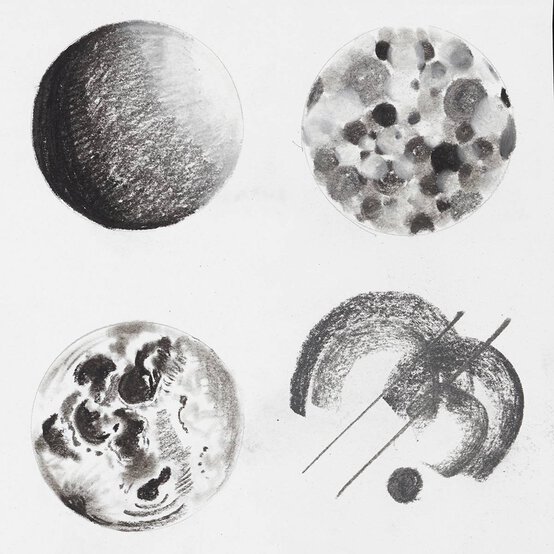 Derwent Charcoal Pencil Tin 6 Pieces image number 5