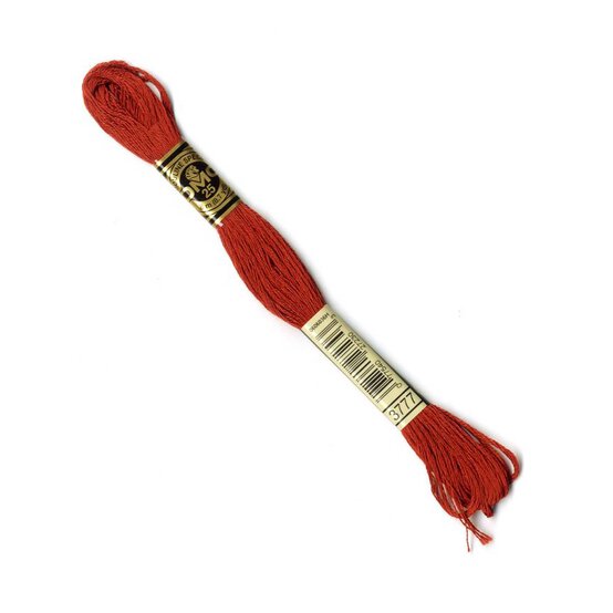 DMC Brown Mouline Special 25 Cotton Thread 8m (3777) image number 1