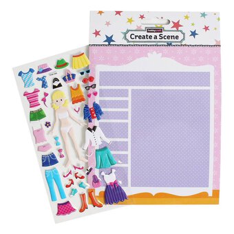 Dress Me Up Sticker Scene