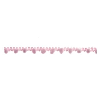 Light Pink 7mm Pom Pom Trim by the Metre