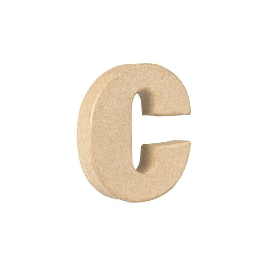 Lowercase Mini Mache Letter C image number 1