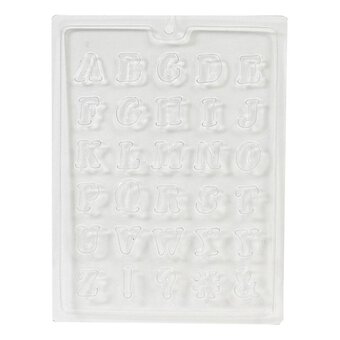 Alphabet Chocolate Mould