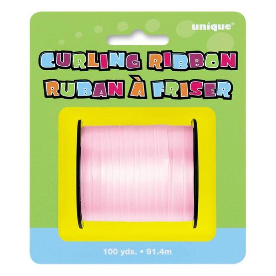Pastel Pink Curling Ribbon 47.5m image number 1