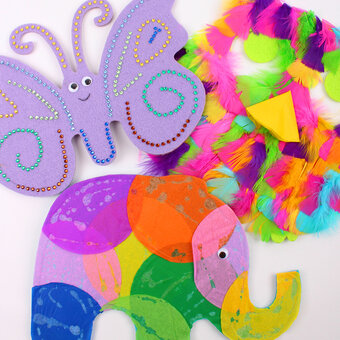 Three Ways to Decorate Felt Animal Shapes