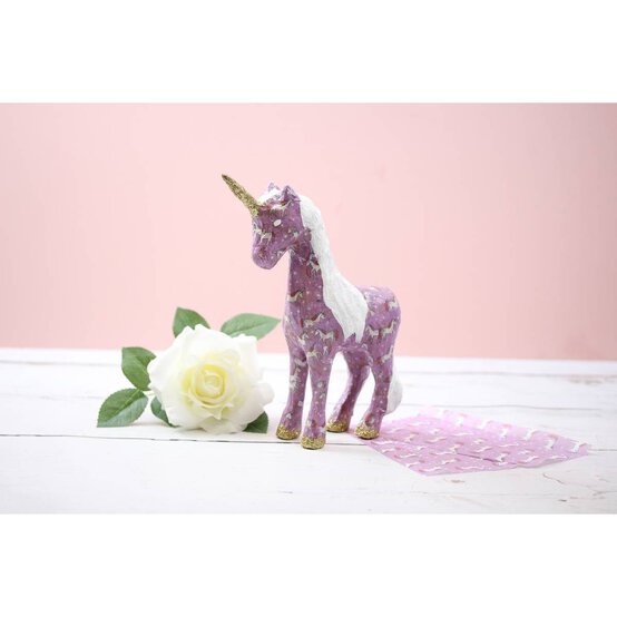Decopatch Mache Standing Unicorn 21cm image number 3