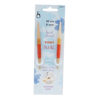 Pony Flair Circular Knitting Needles 40cm 8mm