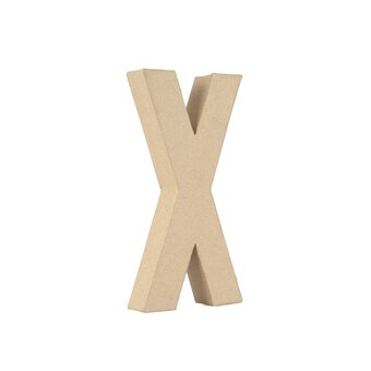 Mache Letter X 20cm
