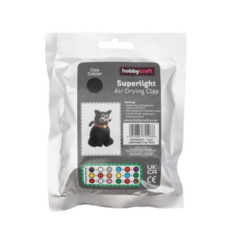 Black Superlight Air Drying Clay 30g