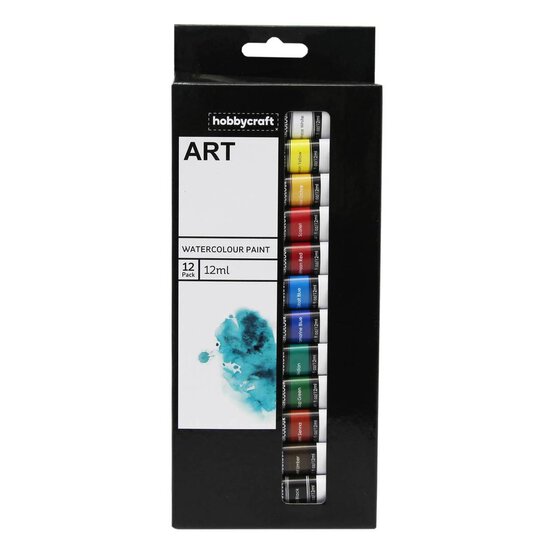 Watercolour Paints 12ml 12 Pack