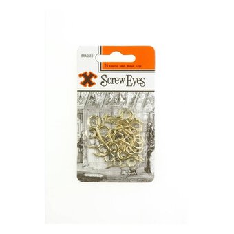 X Assorted Screw Eyes 24 Pack