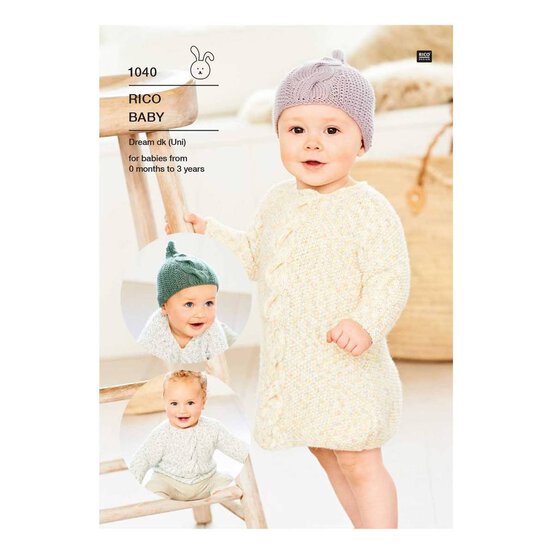 Rico Baby Dream DK Hats and Sweaters Pattern 1040 image number 1