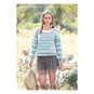 Sirdar Crofter DK Women's Jumper Digital Pattern 7011 image number 1