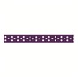 Purple Polka Dot Grosgrain Ribbon 9mm x 5m image number 1