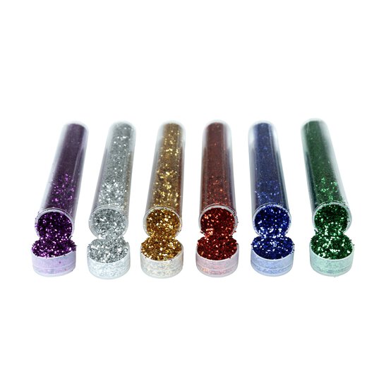 Bright Biodegradable Glitter Tubes 6g 6 Pack image number 4