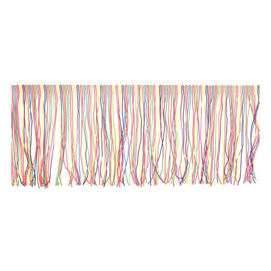 Neon 13.8cm Tassel Trim by the Metre image number 1