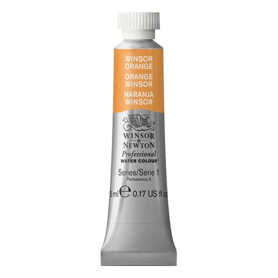 Winsor & Newton Winsor Orange Professional Watercolour Tube 5ml image number 1