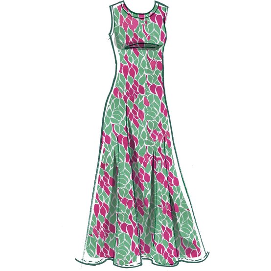 McCall&rsquo;s Women's Dress Sewing Pattern L-XXL M8062 image number 4