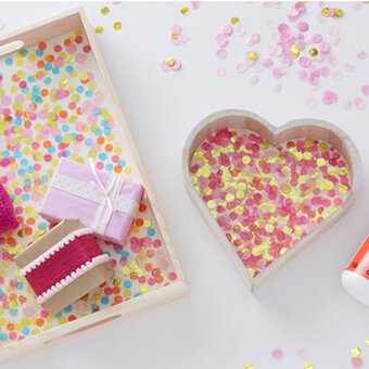 How to Make a Confetti Tray