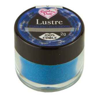 Rainbow Dust Blue Moon Edible Silk Lustre Powder 3g