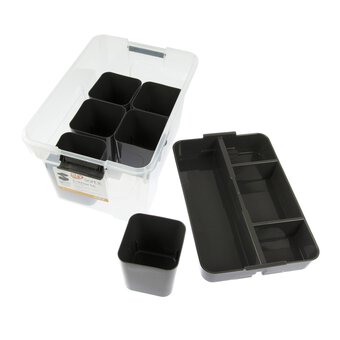 Ezy Storage Sort It 8L Container with Tray and 6 Cups