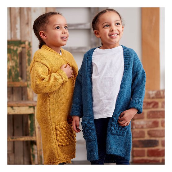 Knitcraft Children's Long Line Cardigan Digital Pattern 0251