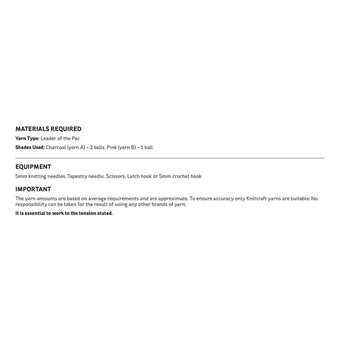 Knitcraft Alpaca Brioche Scarf Digital Pattern 0044