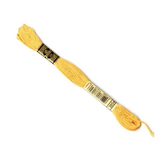 DMC Yellow Mouline Special 25 Cotton Thread 8m (3854) image number 1