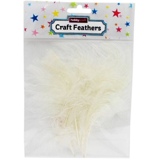 Ivory Marabou Feathers 3g image number 3