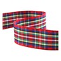 Red Tartan Ribbon 18mm x 5m image number 1