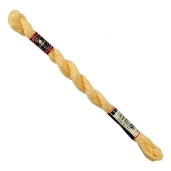 DMC Yellow Pearl Cotton Thread Size 3 15m (744)