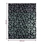 Black Metallic Spot EVA Foam Sheet 22.5cm x 30cm image number 5