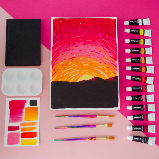 Acrylic Paint Set 12ml 24 Pack image number 4