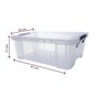 Whitefurze Allstore 15 Litre Clear Storage Box  image number 4