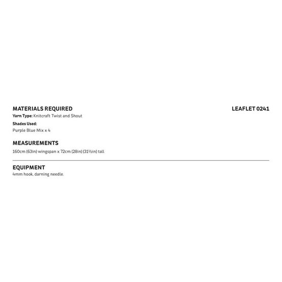 Knitcraft Corner to Corner Crochet Shawl Digital Pattern 0241 image number 2