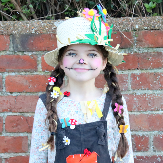 How to Make a Kids' Scarecrow Costume image number 1