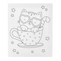 Cat Colour-in Canvas image number 2