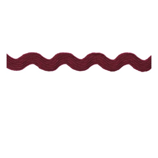 Wine Ric Rac Ribbon 6mm x 4m image number 2