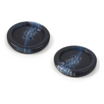 Hemline Assorted Basic Knitwear Button 2 Pack