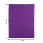Purple Polyester Felt Sheet A4 image number 4
