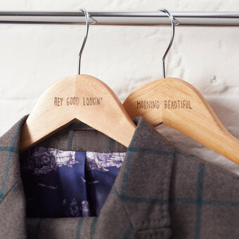 How to Make Pyrography Coat Hangers