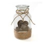 Glass Jar with Jute Wrap 7cm x 7cm x 13cm image number 1