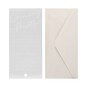 White Vellum Evening Invitations 20 Pack image number 1