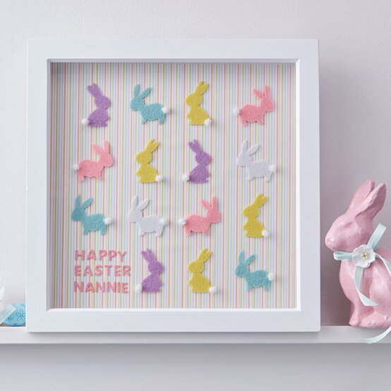 How to Make a Bunny Box Frame image number 1