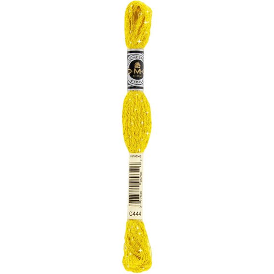 DMC Yellow Mouline Etoile Cotton Thread 8m (C444) image number 3