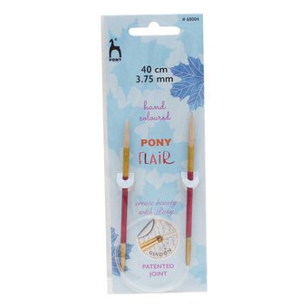 Pony Flair Circular Knitting Needles 40cm 3.75mm