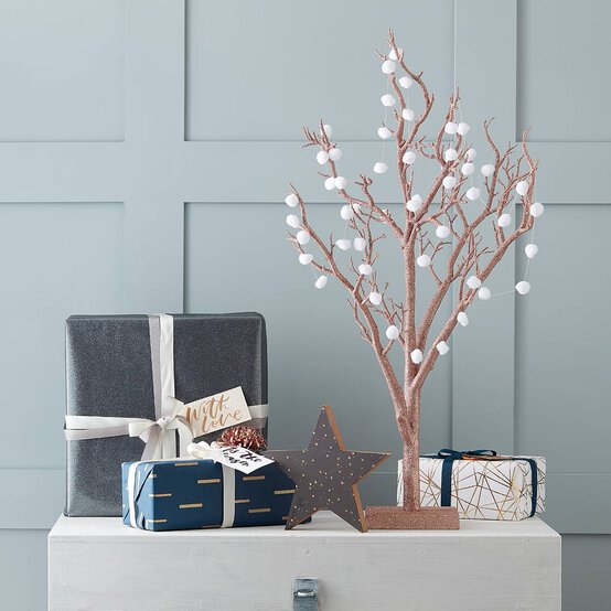 Decorative White Twig Tree 104cm image number 6
