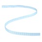 Light Blue Gingham Ribbon 6mm x 5m image number 2