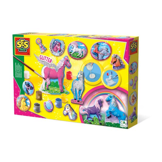 SES Creative Fantasy Horses Cast and Paint Set image number 1