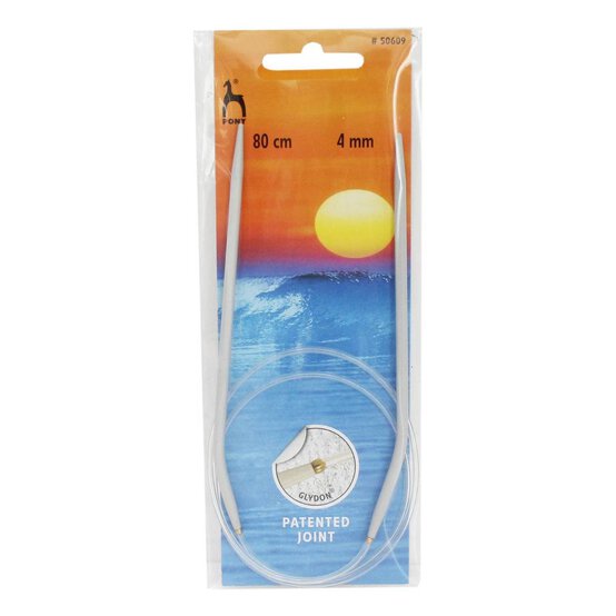 Pony Circular Knitting Needles 4mm x 80cm